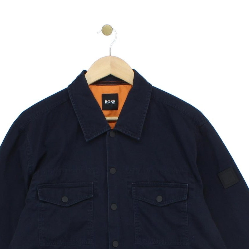 Mens Overshirt Outerwear Button Up Snap Button