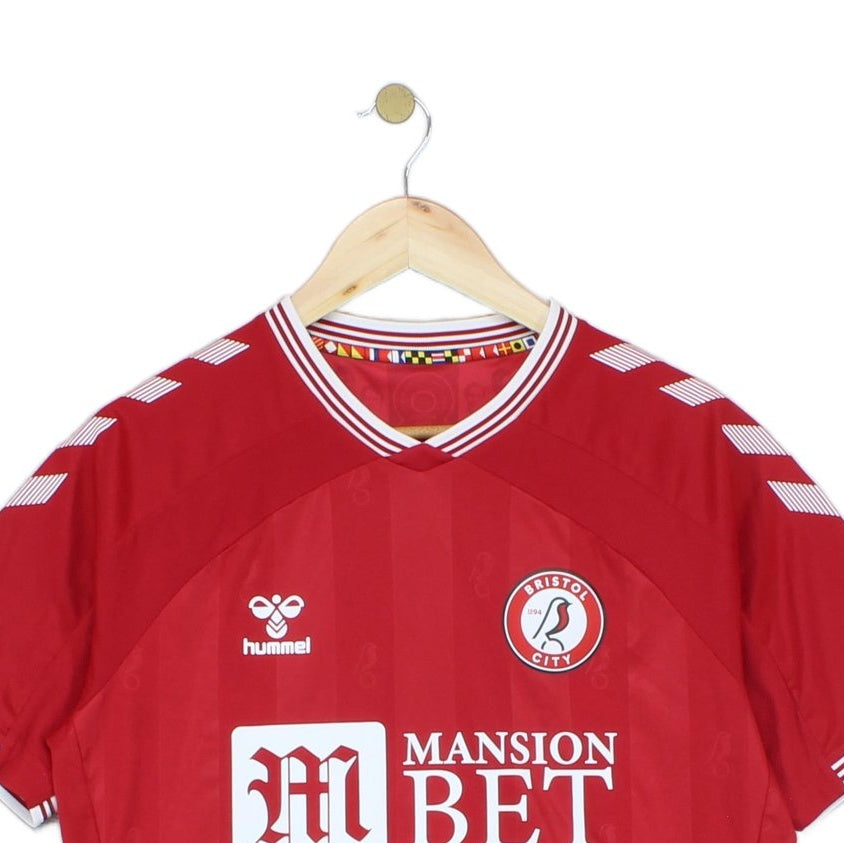 Mens Bristol City 2020-21 Football Shirt Home Jersey Short Sleeve
