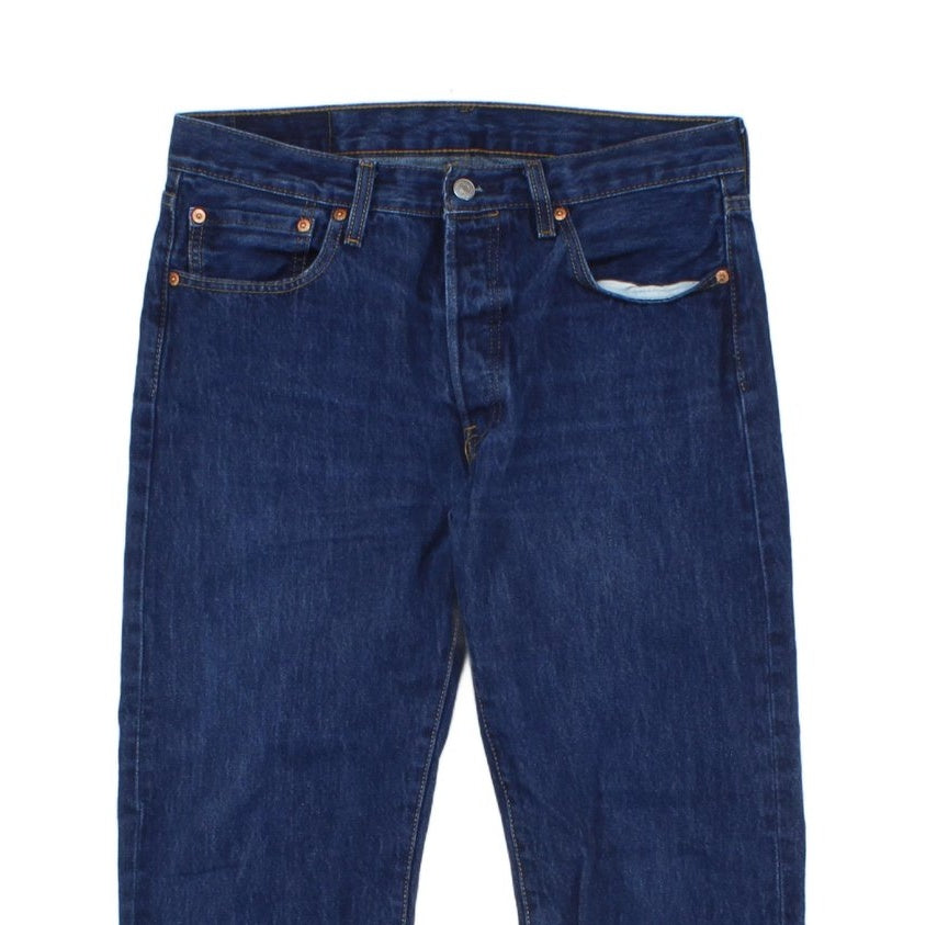 Mens 501 Jeans Classic Fit 100% Cotton Button Fly Denim
