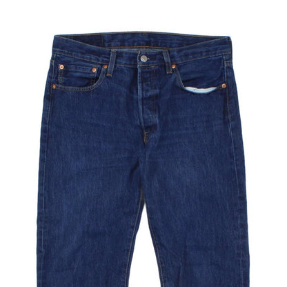 Mens 501 Jeans Classic Fit 100% Cotton Button Fly Denim