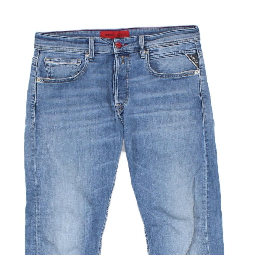 Mens X Replay Jeans Distressed Slim