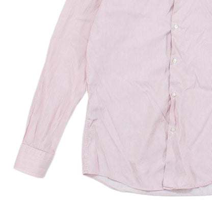 Mens Striped Shirt Slim Fit Long Sleeve