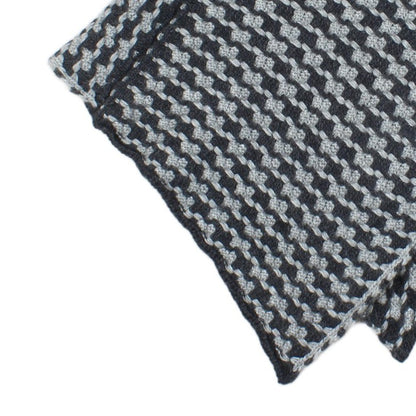 Womens Poncho Jumper Made In Italy Knit Houndstooth