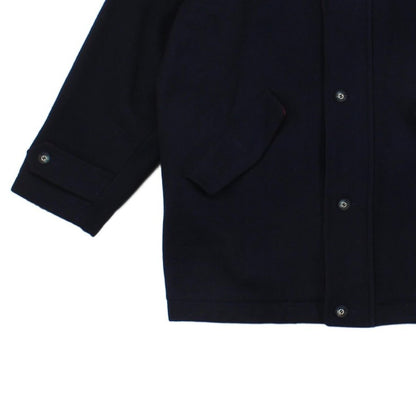 Mens Wool Jacket Full Zip Button Up Long Sleeves
