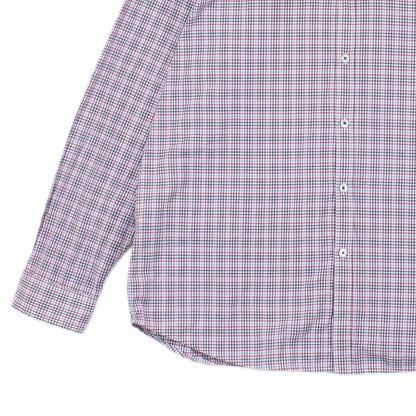 Mens Check Shirt Regular Fit Long Sleeve