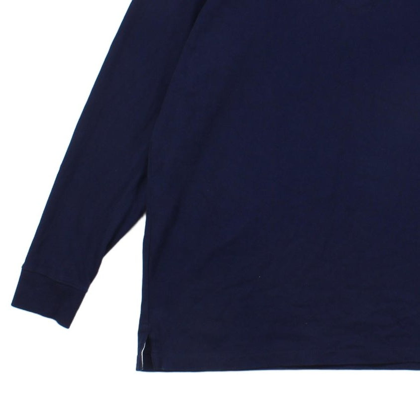 Mens Polo Shirt Long Sleeve Collared Classic