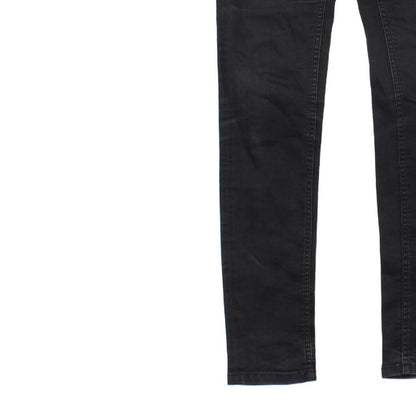 Womens Jeans Zip Fly Stretch Skinny Denim