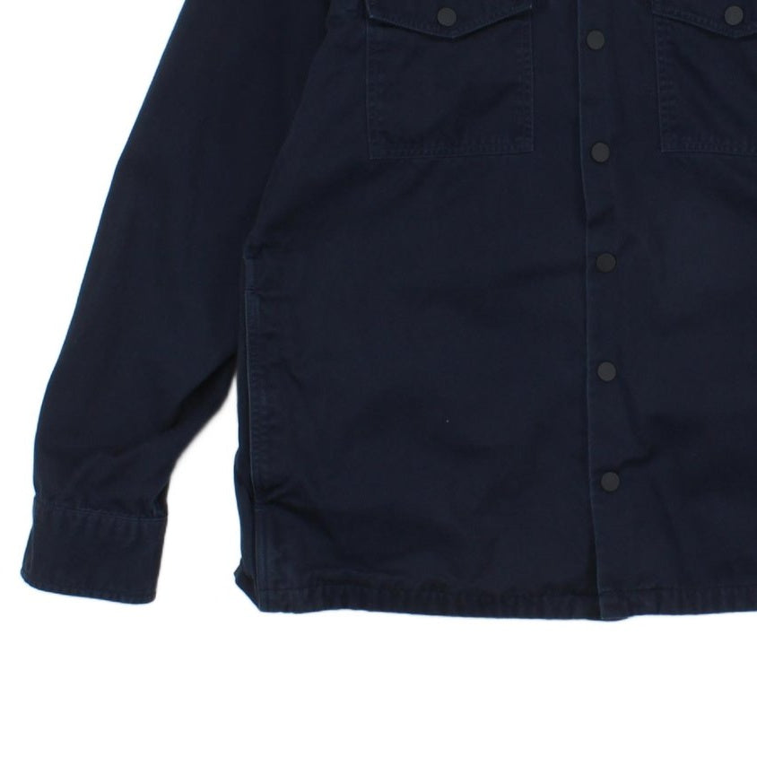 Mens Overshirt Outerwear Button Up Snap Button