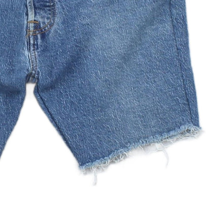 Mens Denim Shorts  Summer Raw Hem