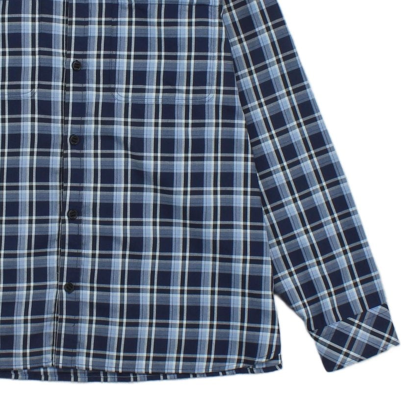 Mens Check Shirt Long Sleeve Button Up