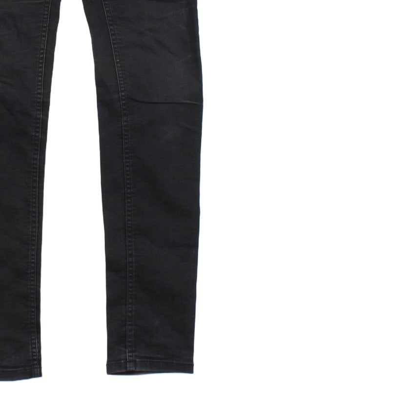 Womens Jeans Zip Fly Stretch Skinny Denim