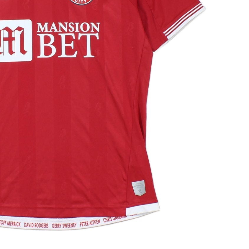 Mens Bristol City 2020-21 Football Shirt Home Jersey Short Sleeve