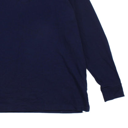 Mens Polo Shirt Long Sleeve Collared Classic