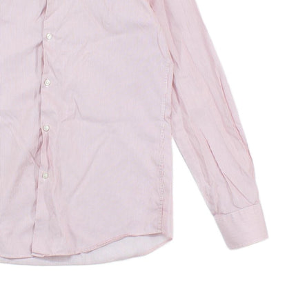 Mens Striped Shirt Slim Fit Long Sleeve