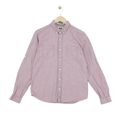 Mens Shirt Long Sleeve Classic Cotton
