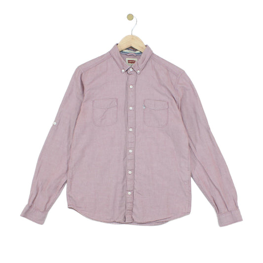 Mens Shirt Long Sleeve Classic Cotton