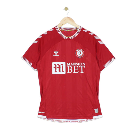 Mens Bristol City 2020-21 Football Shirt Home Jersey Short Sleeve