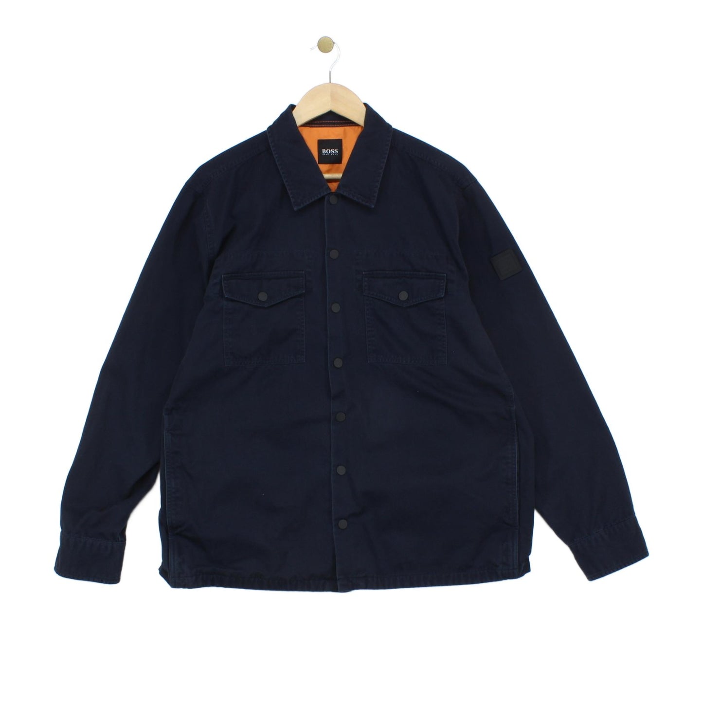 Mens Overshirt Outerwear Button Up Snap Button