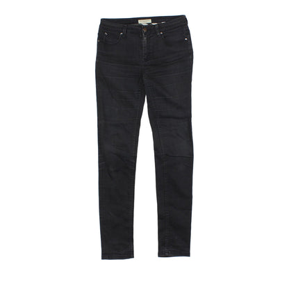 Womens Jeans Zip Fly Stretch Skinny Denim