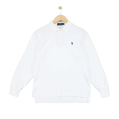 Mens Polo Shirt Classic Long Sleeve