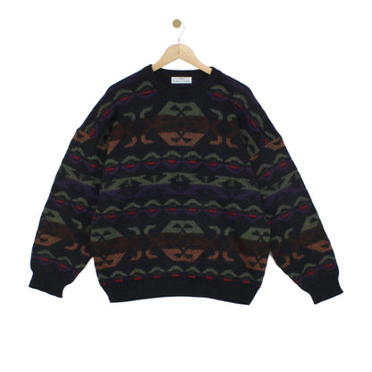 Mens Abstract Jumper Made In Italy