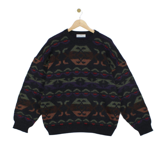 Mens Abstract Jumper Made In Italy