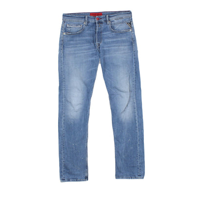 Mens X Replay Jeans Distressed Slim