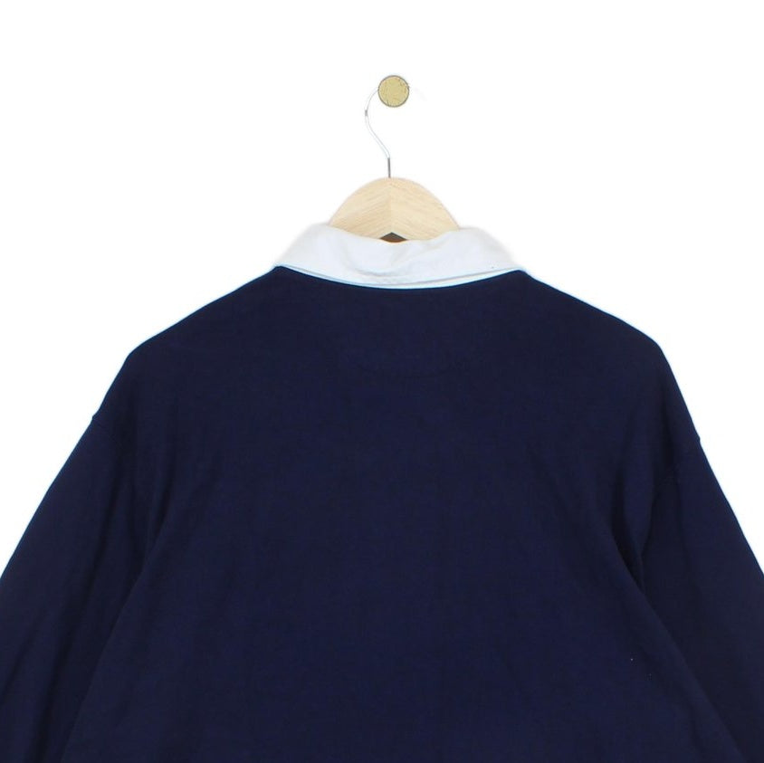 Mens Polo Shirt Long Sleeve Collared Classic