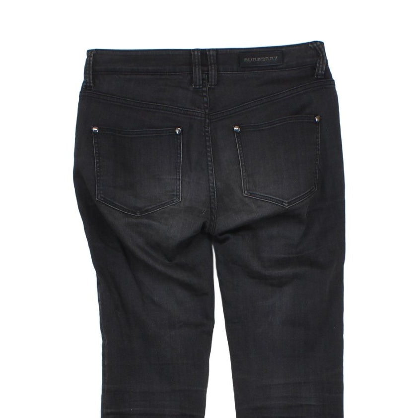 Womens Jeans Zip Fly Stretch Skinny Denim