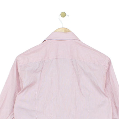 Mens Striped Shirt Slim Fit Long Sleeve