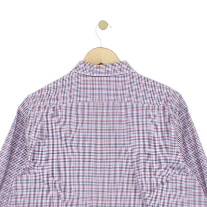 Mens Check Shirt Regular Fit Long Sleeve