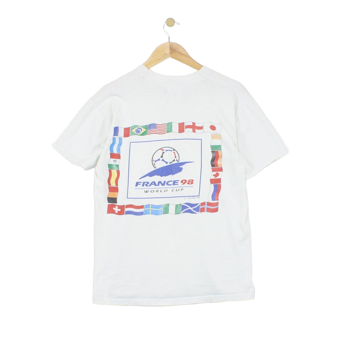 Mens France 98 T-Shirt World Cup Graphic