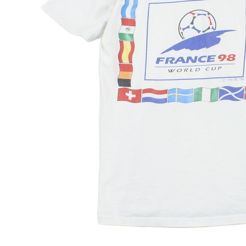 Mens France 98 T-Shirt World Cup Graphic