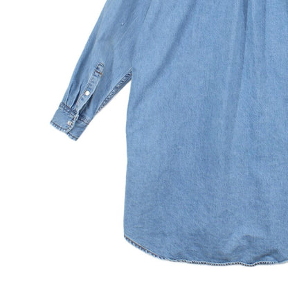 Womens Denim Shirt Dress Long Sleeve