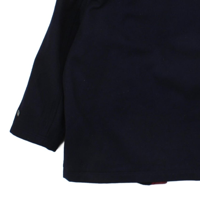 Mens Wool Jacket Full Zip Button Up Long Sleeves