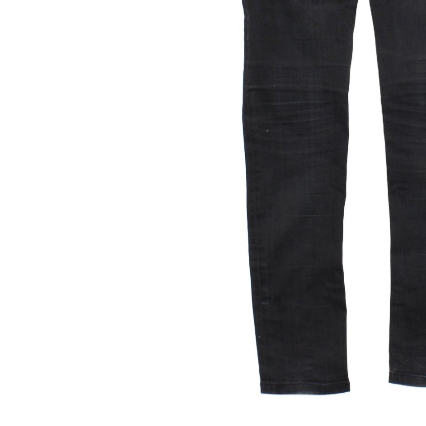 Womens Jeans Zip Fly Stretch Skinny Denim