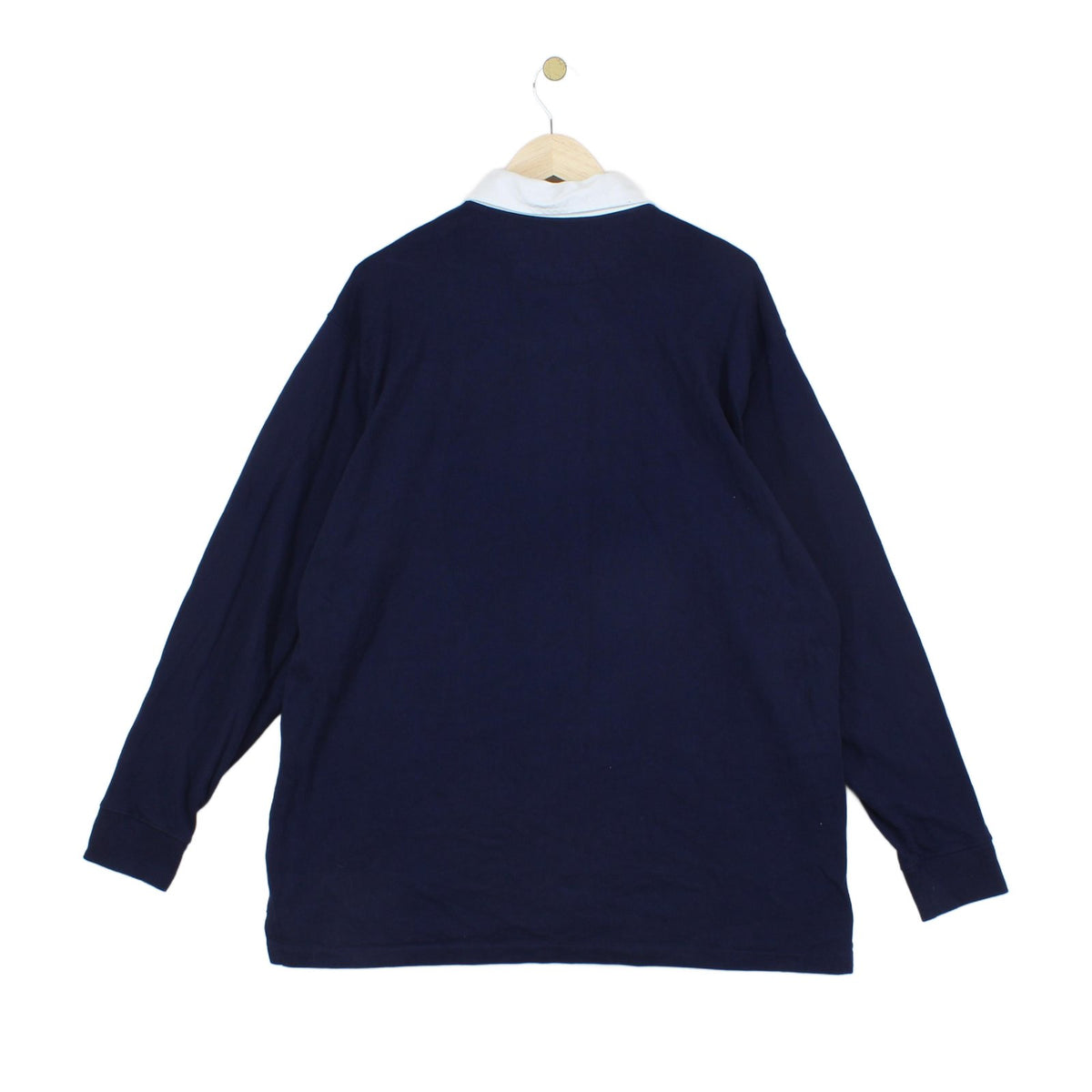 Mens Polo Shirt Long Sleeve Collared Classic