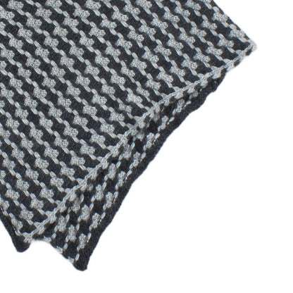 Womens Poncho Jumper Made In Italy Knit Houndstooth