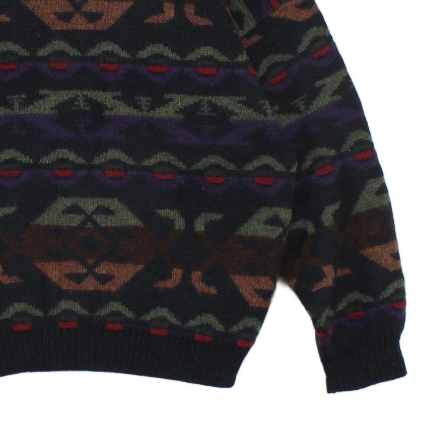 Mens Abstract Jumper Made In Italy