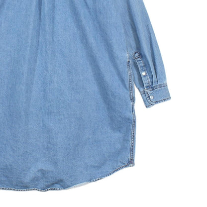 Womens Denim Shirt Dress Long Sleeve