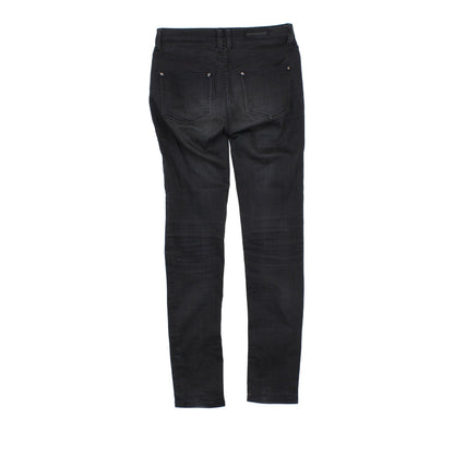 Womens Jeans Zip Fly Stretch Skinny Denim