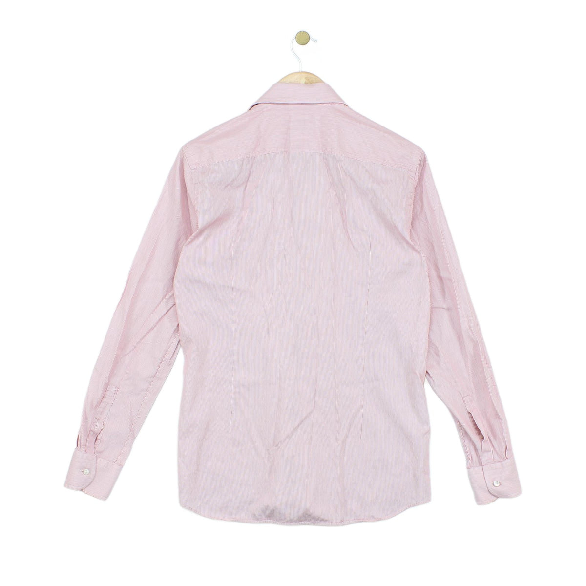Mens Striped Shirt Slim Fit Long Sleeve
