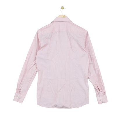 Mens Striped Shirt Slim Fit Long Sleeve