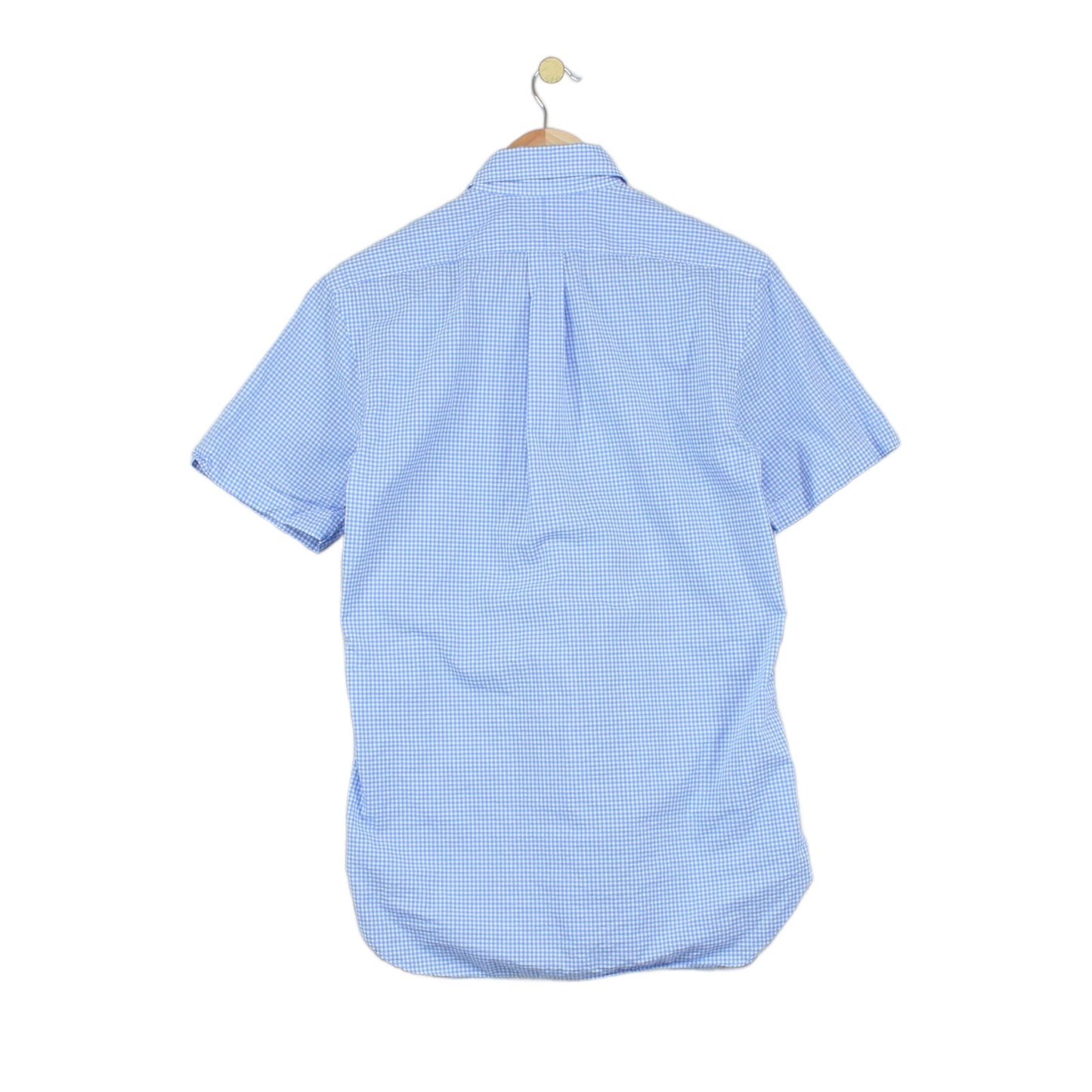 Mens Shirt Casual Short Sleeve Check