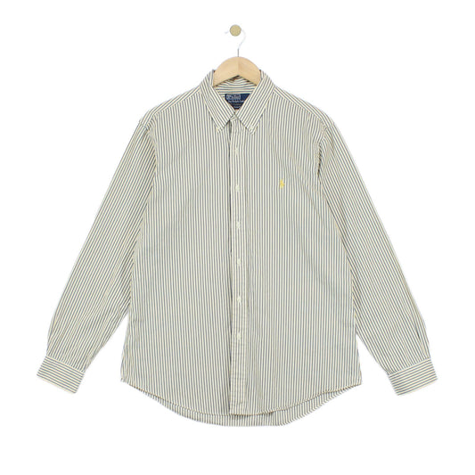 Mens Striped Shirt Button Up Custom Fit