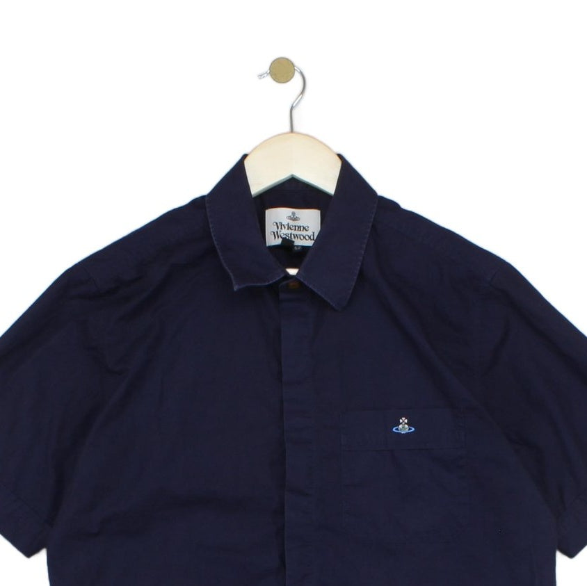 Mens Shirt Designer Short Sleeve Button Up