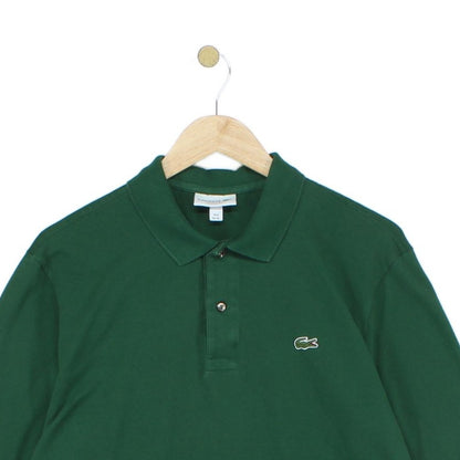 Mens Polo Shirt Long Sleeve Classic Logo