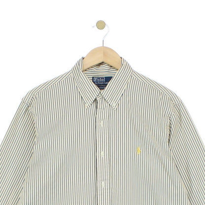 Mens Striped Shirt Button Up Custom Fit
