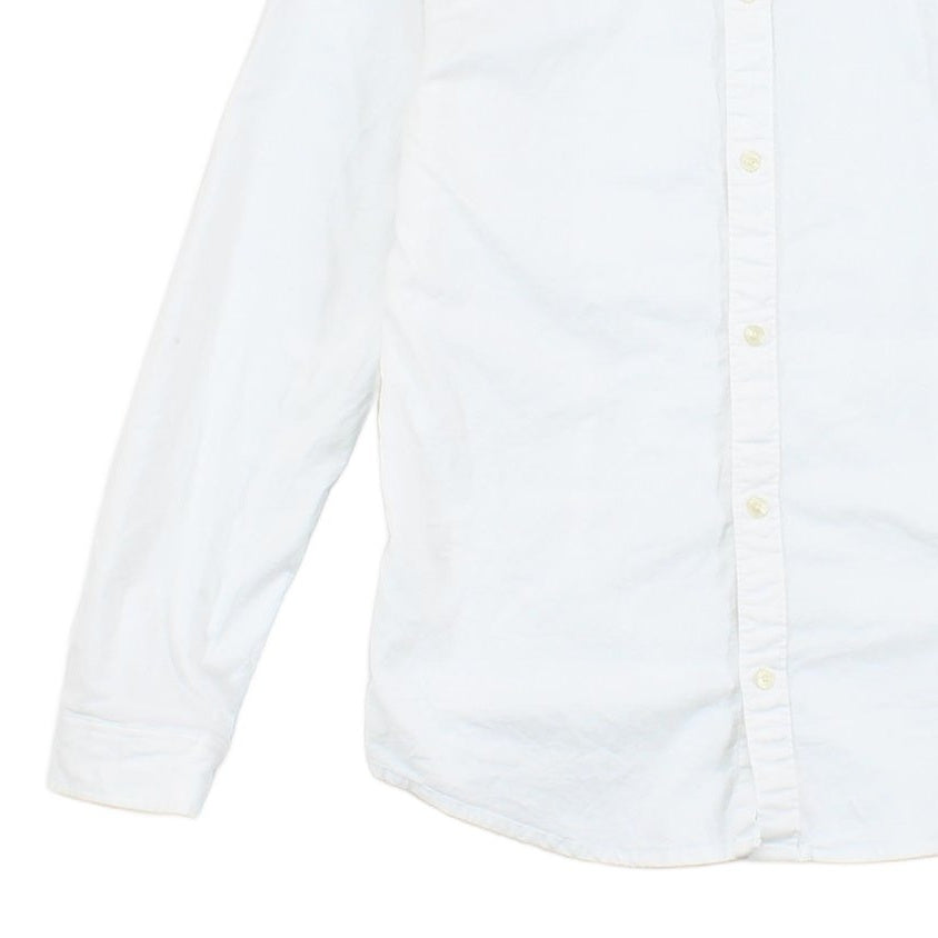 Mens Oxford Shirt Stretch Slim Fit Long Sleeve