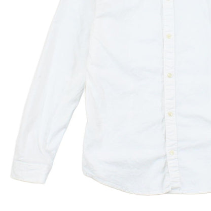 Mens Oxford Shirt Stretch Slim Fit Long Sleeve